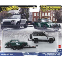 Hot Wheels - Premium Jaguar Mk 1 & 2023 Land Rover Defender Image 1