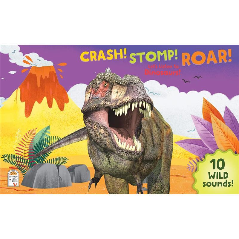 House Of Marbles - Sound Book Crash!, Stomp!, Roar! Dino Image 3