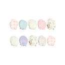 Hudson Baby - 10Pk Enchanted Forest Baby Cotton Scratch Mittens Image 1