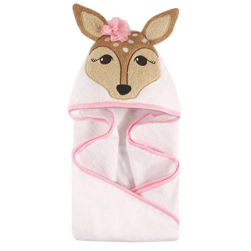 Hudson Baby Animal Hooded Towel, Fawn Image 1