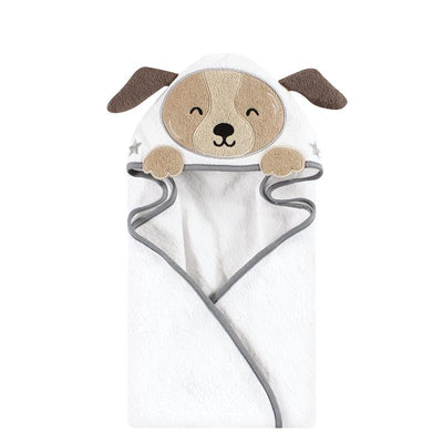 Hudson Baby - Unisex Baby Cotton Animal Face Hooded Towel, Astronaut Dog, One Size Image 1