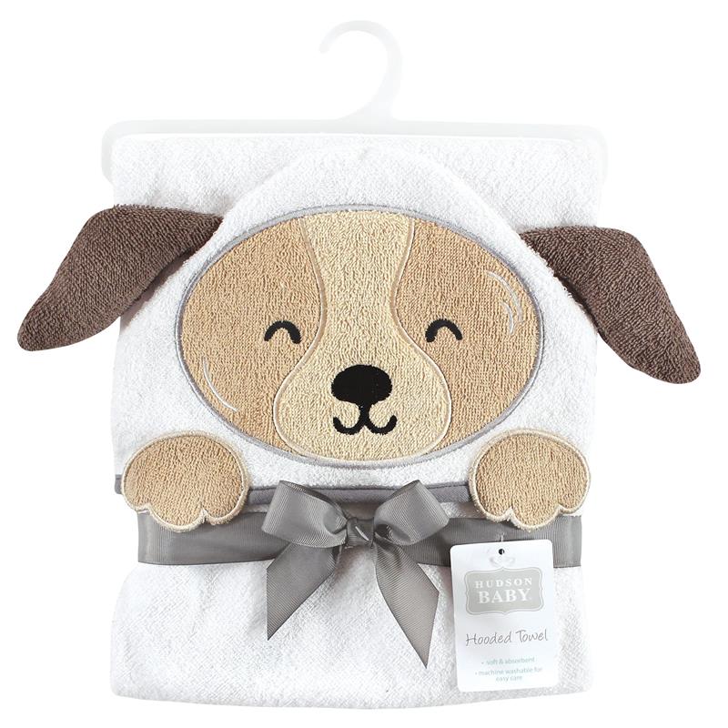 Hudson Baby - Unisex Baby Cotton Animal Face Hooded Towel, Astronaut Dog, One Size Image 2
