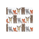 Hudson Baby Unisex Baby Cotton Flannel Receiving Blankets, Wild Forest, One Size Image 3