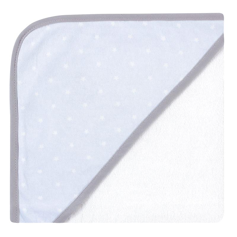 Hudson Baby - Unisex Baby Cotton Rich Hooded Towels, Blue Elephant, One Size Image 3