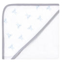 Hudson Baby - Unisex Baby Cotton Rich Hooded Towels, Blue Elephant, One Size Image 5