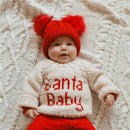 Huggalugs Santa Baby Crew Neck Sweater - Natural Image 3