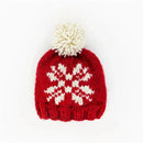 Huggalugs - Snowflake Red Beanie Hat For Baby & Kids Image 2