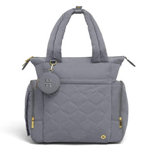 HUGGIES Cozy Hugpack Tote Diaper Bag, Quiet Smoke Quilted Image 1