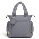 HUGGIES Cozy Hugpack Tote Diaper Bag, Quiet Smoke Quilted Image 2