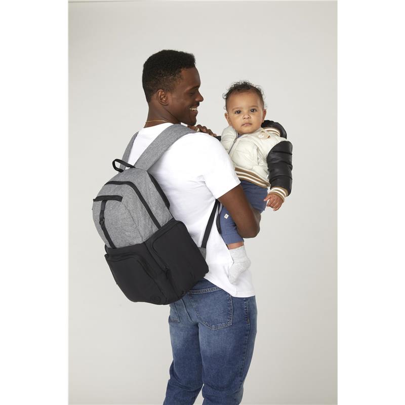 HUGGIES Day Pack Diaper Backpack, Bridal Rose/Two Tone Image 5