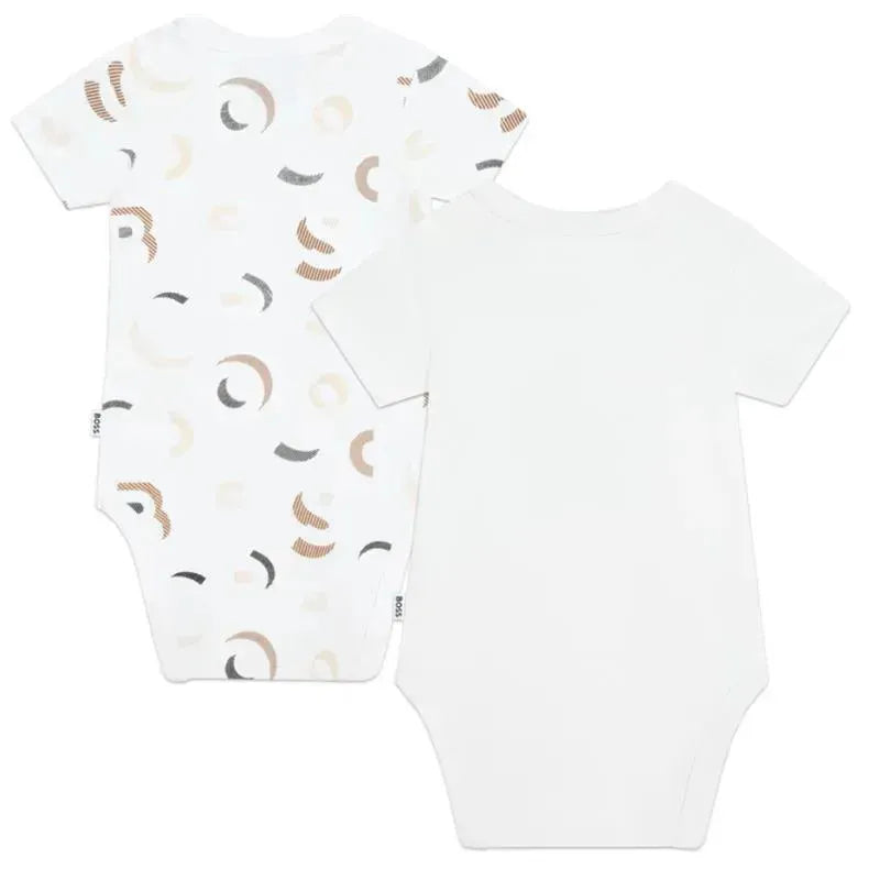 Hugo Boss Baby - 2Pk Baby Onesies, White Image 2