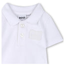 Hugo Boss Baby - 3-In-1 Jumpsuit+ Polo Shirt+ Sleeveless Jacket Shorts Stone Image 3
