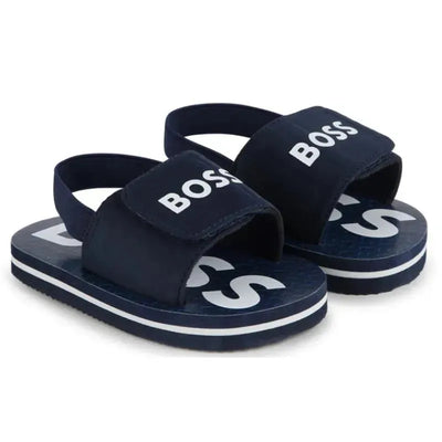 Hugo Boss Baby - Aqua Slides Boy, Navy Image 1