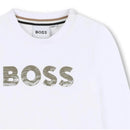 Hugo Boss Baby - Baby Neutral Long Sleeve T-Shirt, White Image 2