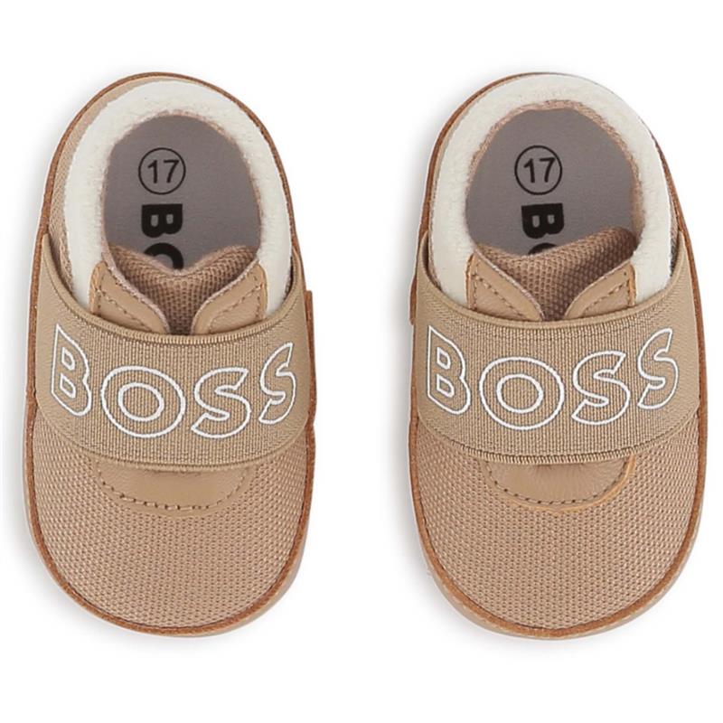 Hugo Boss Baby - Baby Neutral Slippers Sneaker, Beige Image 3