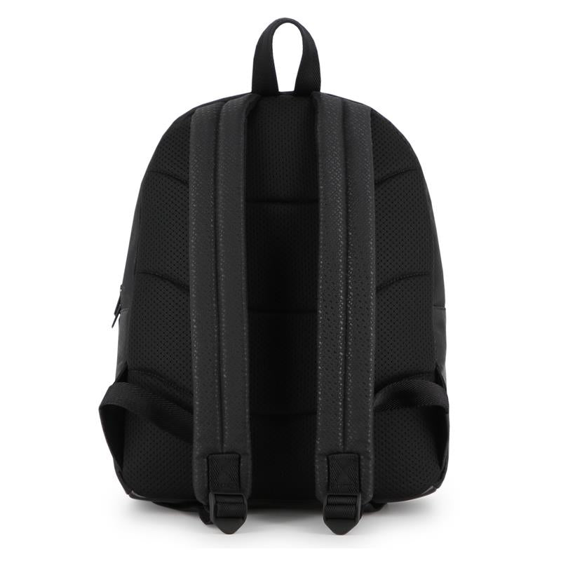 Hugo Boss Baby - Backpack In Embossed Polyester Monogram Black Image 2