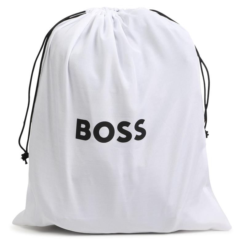 Hugo Boss Baby - Backpack In Embossed Polyester Monogram Black Image 4