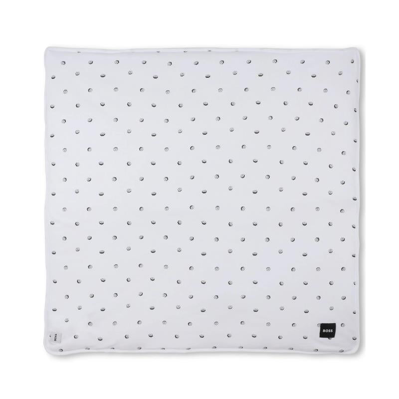 Hugo Boss Baby - Bi Face Blanket White Image 1