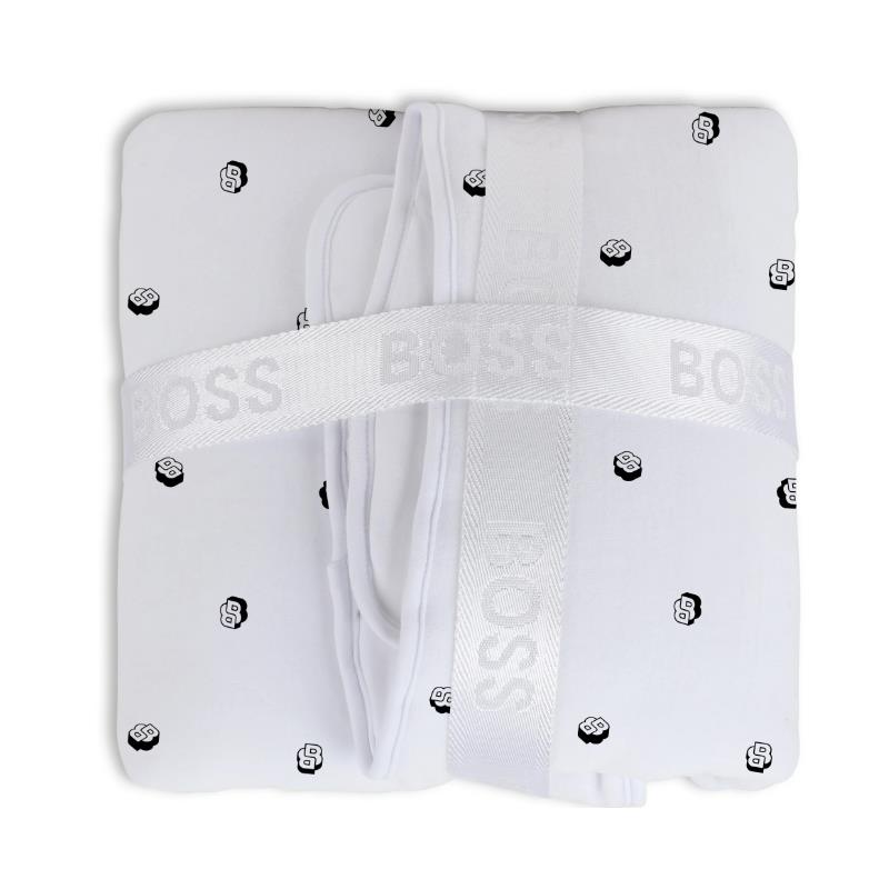 Hugo Boss Baby - Bi Face Blanket White Image 3