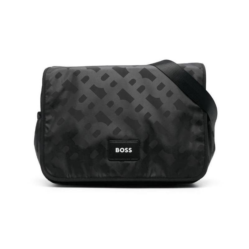 Hugo Boss Baby - Black Monogram Changing Bag Image 1