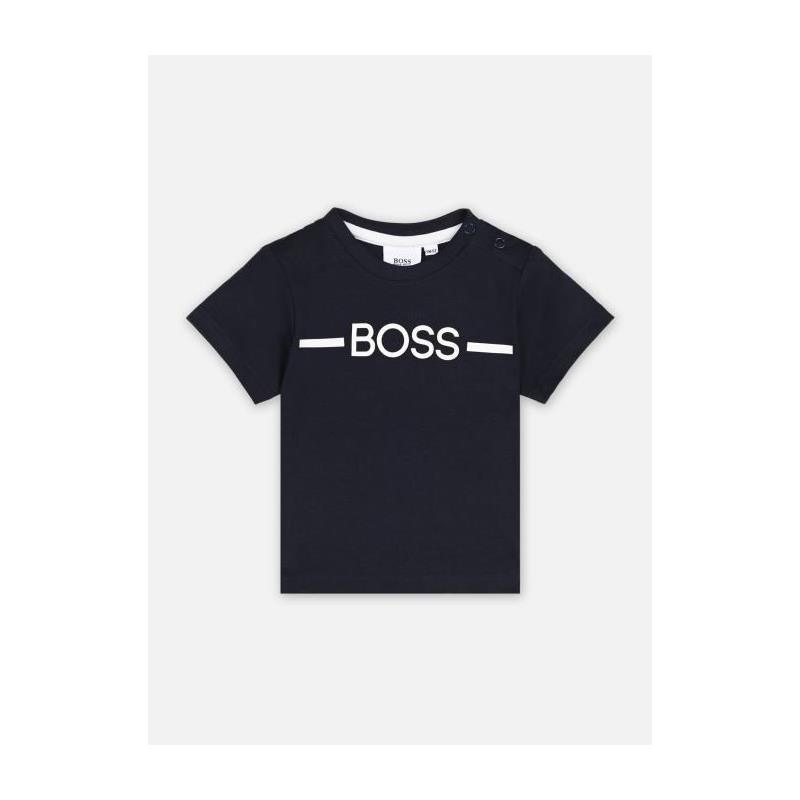 Hugo Boss - Baby Boy Basic T-Shirt, Navy Image 1