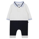 Hugo Boss Baby - Boy Ceremony Short All In One, Off White Image 1
