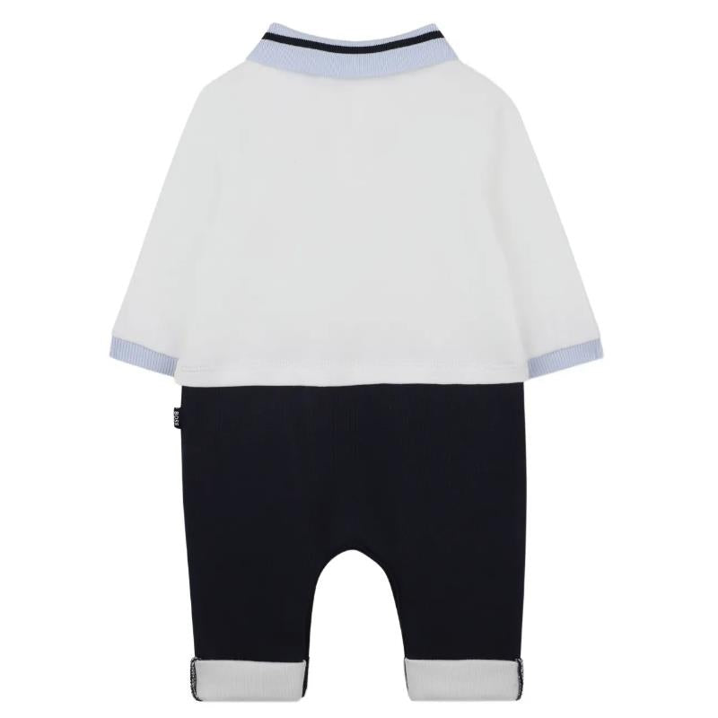 Hugo Boss Baby - Boy Ceremony Short All In One, Off White Image 2