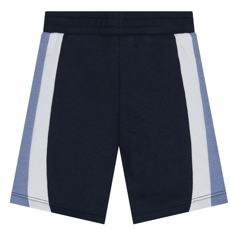 Hugo Boss Baby - Boy Color-Block Fleece Shorts, Navy Image 2