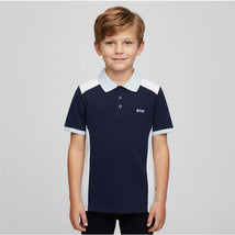 Hugo Boss Baby - Boy Colorblock Short Sleeve Polo Navy Image 2