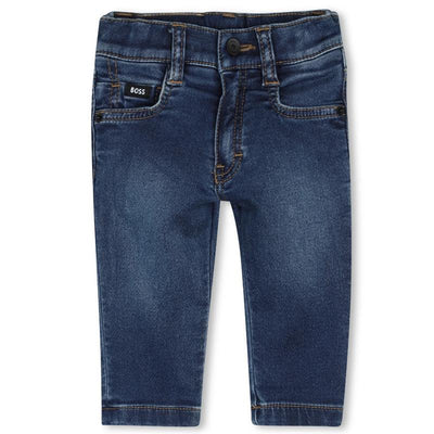 Hugo Boss Baby - Boy Denim Pants In Cotton, Lavage Image 1
