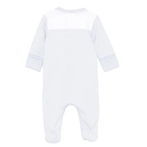Hugo Boss Baby Boy Footie With Fancy Details Pale Blue Image 2