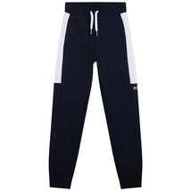 Hugo Boss - Baby Boy French Terry Track Pants Hb Printed On The Sides, Navy Image 1