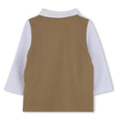 Hugo Boss Baby - Boy Long Sleeve Polo Beige Image 2