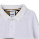 Hugo Boss Baby - Boy Long Sleeve Polo Beige Image 3
