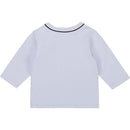 Hugo Boss - Baby Boy Long Sleeve T-Shirt Panda Graphic, Light Blue, 9M Image 2