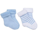 Hugo Boss - Baby Boy Set Of 2 Socks, Light Blue Image 1