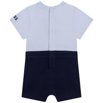 Hugo Boss - Baby Boy Short Sleeve 2-in-1 Short Overall, Blue Image 3
