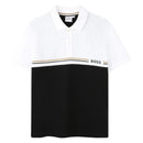 Hugo Boss Baby - Boy Short Sleeve Polo, Black & White Image 1