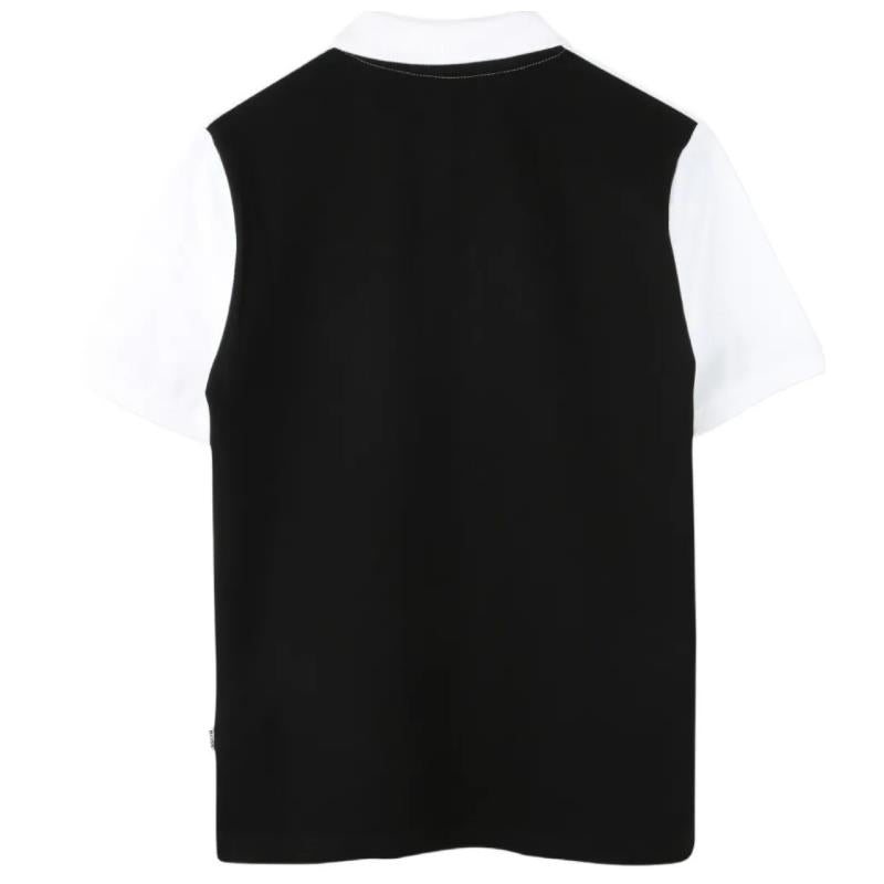 Hugo Boss Baby - Boy Short Sleeve Polo, Black & White Image 2