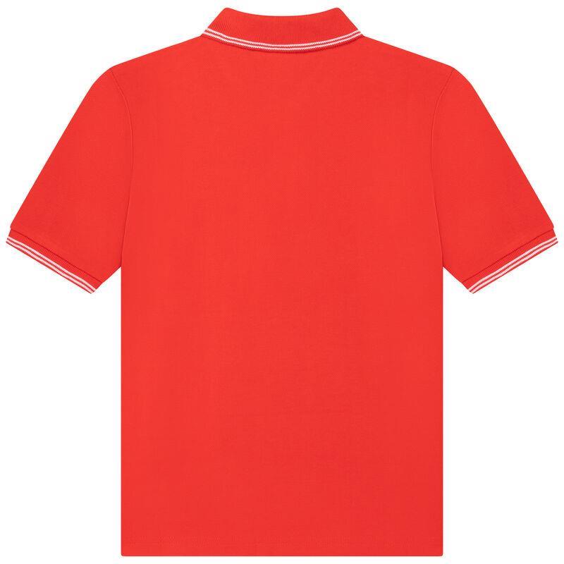 Hugo Boss - Baby Boy Short Sleeve Polo Shirt, Red Image 3