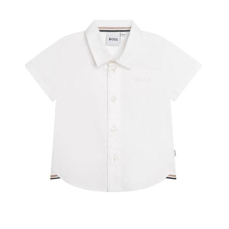 Hugo Boss Baby - Boy Short Sleeve Shirt, White Image 1