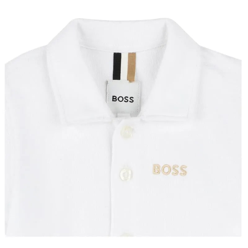 Hugo Boss Baby - Boy Short Sleeve Shirt, White Image 3