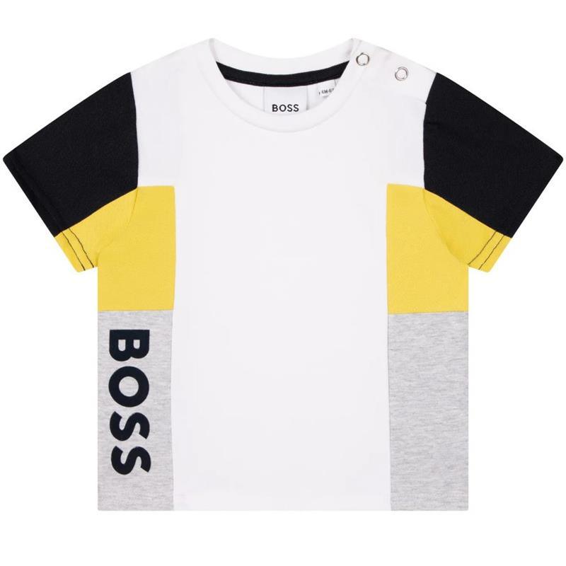 Hugo Boss Baby - Boy Short Sleeves Tee-Shirt, White  Image 1