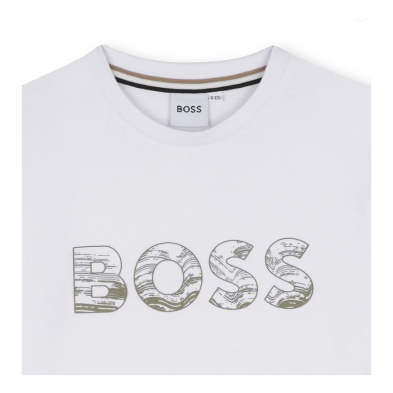 Hugo Boss Baby - Boy Short Sleeves Tee-Shirt, White Image 3