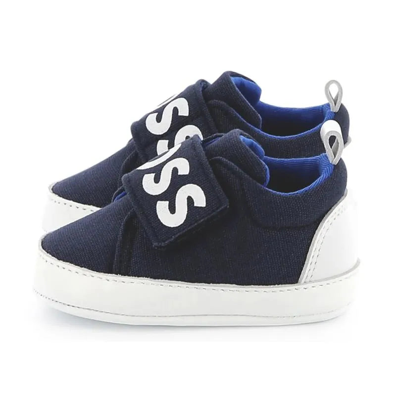 Hugo Boss Baby - Boy Slippers Navy With Boss Logo Image 4