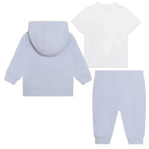 Hugo Boss Baby - Boy Sweats & Tee Set, White And Light Blue Image 2