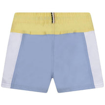 Hugo Boss Baby - Boy Swim Shorts, Pale Blue/Yellow Image 2