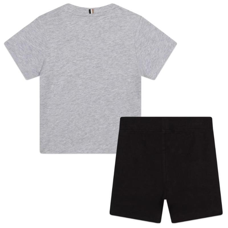 Hugo Boss Baby - Boy T-Shirt & Shorts, Chine Grey Image 2