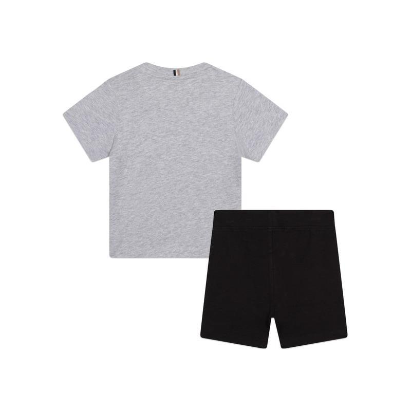 Hugo Boss Baby - Boy T-Shirt & Shorts Set, Chine Grey Image 2