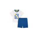 Hugo Boss Baby - Boy T-Shirt & Shorts Set, Eletric Blue Image 1